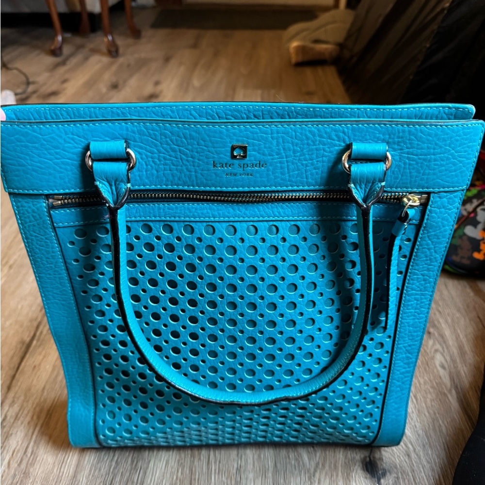 Kate Spade Blue Tote Bag